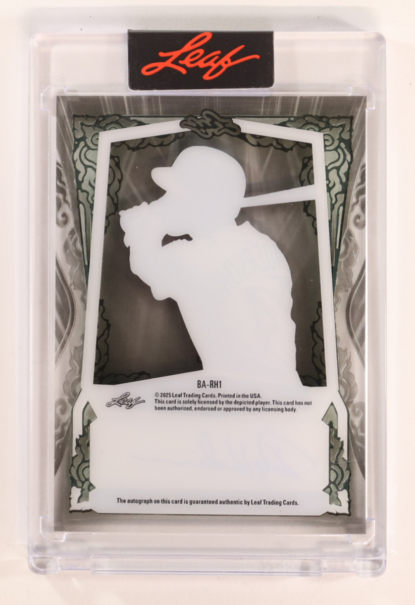 Rickey Henderson 2025 Leaf Sports Heroes Green #BARH1 #4/5 at PristineAuction.com Rickey Henderson 2025 Leaf Sports Heroes Green #BARH1 #4/5 at PristineAuction.com