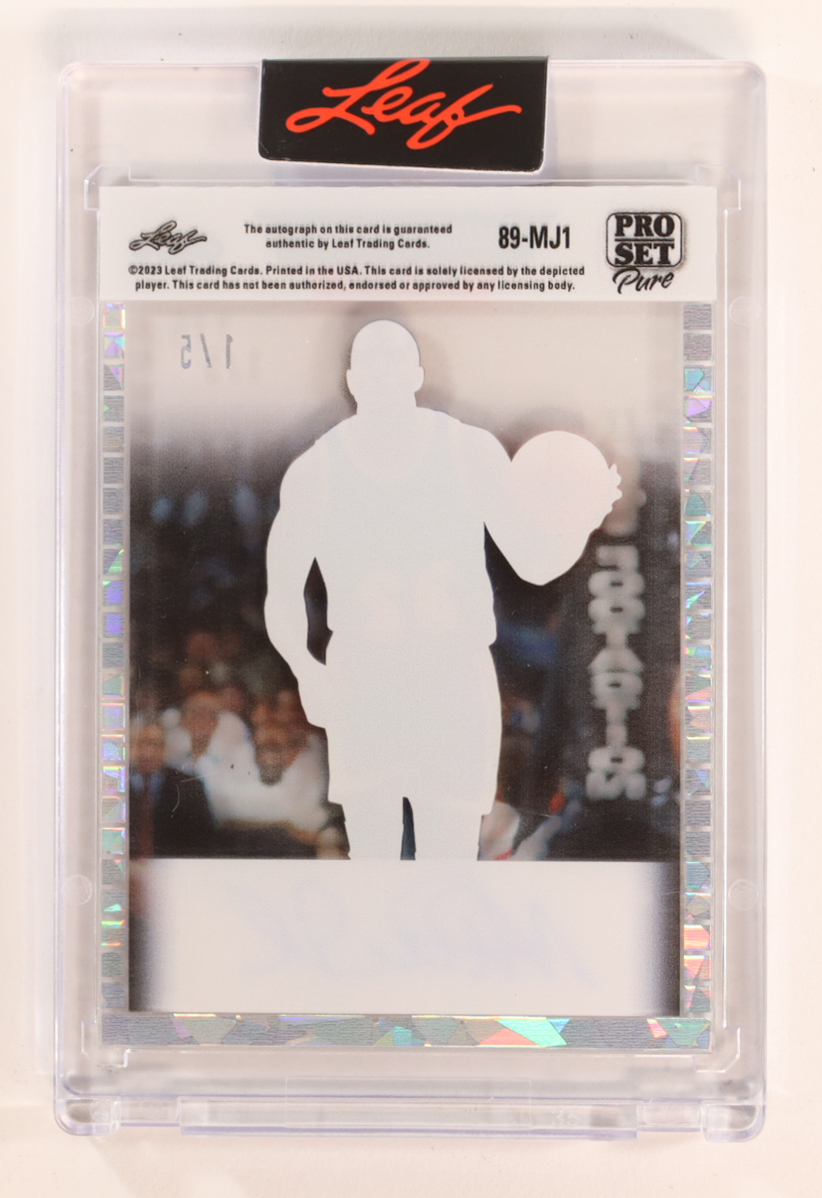 Magic Johnson 2023 Leaf Pro Set Pure '89 Pro Set Silver Pattern #89MJ1 #1/5 at PristineAuction.com Magic Johnson 2023 Leaf Pro Set Pure '89 Pro Set Silver Pattern #89MJ1 #1/5 at PristineAuction.com