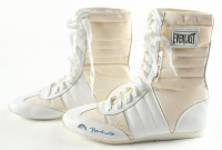 Muhammad Ali Signed Pair of Vintage Everlast Boxing Shoes (JSA) at PristineAuction.com