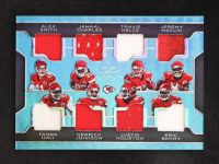 Alex Smith/Derrick Johnson/Jamaal Charles/Jeremy Maclin/Tamba Hali/Eric Berry/Justin Houston/Travis Kelce 2016 Panini Infinity Team8s Materials #4 #87/88 at PristineAuction.com