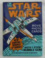 Vintage Topps 1977 Star Wars 5th Series Sealed 1 Unopened Wax Pack Movie Photos at PristineAuction.com