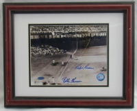 Bobby Thomson & Ralph Branca Signed "Shot Heard Around The World" Custom Framed Photo (Steiner) at PristineAuction.com
