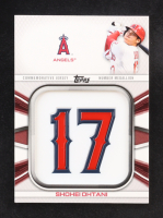 Shohei Ohtani 2022 Topps Commemorative Player Jersey Number Medallions #JNMSO at PristineAuction.com