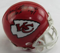 Jan Stenerud Signed Chiefs Mini Helmet Inscribed "HOF 91" (JSA) at PristineAuction.com