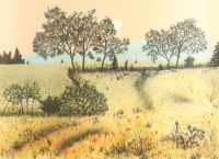 Dale Rayburn - "Pasture" Lithograph (PA) at PristineAuction.com