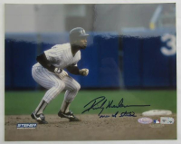 Rickey Henderson Signed Yankees 8x10 Photo Inscribed "Man of Steal" (Steiner & MLB) at PristineAuction.com