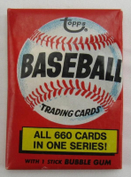 1976 Topps Baseball Wax Pack - Brett, Eckersley, Aaron at PristineAuction.com