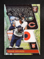 Rome Odunze 2024 Totally Certified Fabric of the Game Rookies Mirror Platinum Camo #25 RC #4/35 at PristineAuction.com