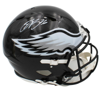 Saquon Barkley Signed Eagles Full-Size Authentic On-Field Alternate Speed Helmet (Beckett) at PristineAuction.com