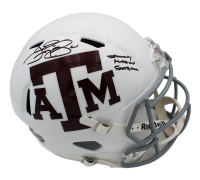Johnny Manziel Signed Texas A&M Aggies Full-Size Speed Helmet Inscribed "Johnny F***** Football" (Beckett) at PristineAuction.com