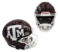 Johnny Manziel Signed Texas A&M Aggies Full-Size Authentic On-Field Speedflex Helmet Inscribed "Johnny F***** Football" (Beckett) at PristineAuction.com