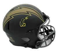 Oronde Gadsden II Signed Chargers Full-Size Salute to Service Alternate Speed Helmet (Beckett) at PristineAuction.com