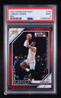 LeBron James 2021-22 Panini Instant Red #141 #24/99 (PSA 9) at PristineAuction.com