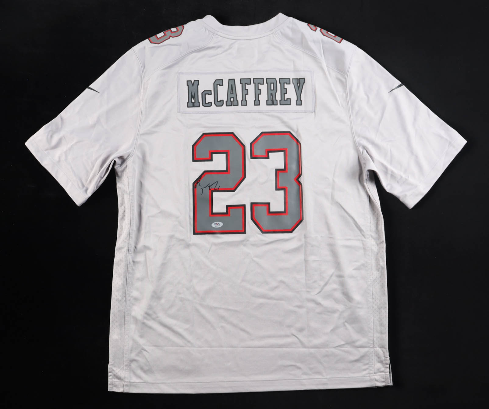 Christian McCaffrey Signed 49ers Nike Authentic Jersey (PSA) at PristineAuction.com Christian McCaffrey Signed 49ers Nike Authentic Jersey (PSA) at PristineAuction.com