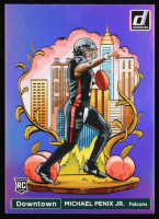 Michael Penix Jr. 2024 Donruss Oversize Downtown #14 RC at PristineAuction.com