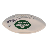 Ahmad "Sauce" Gardner Signed Jets Logo Football (Fanatics) at PristineAuction.com