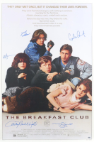 "The Breakfast Club" 27x40 Movie Poster Cast-Signed by (5) with Emilio Estevez, Molly Ringwald, Judd Nelson, Anthony Michael Hall (Schwartz) at PristineAuction.com