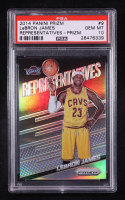 LeBron James 2014-15 Panini Prizm Representatives #9 (PSA 10) at PristineAuction.com