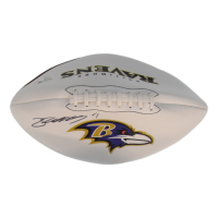 Zay Flowers Signed Ravens Logo Football (Fanatics) at PristineAuction.com
