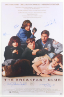 "The Breakfast Club" 27x40 Movie Poster Cast-Signed by (5) with Emilio Estevez, Molly Ringwald, Judd Nelson, Anthony Michael Hall (Schwartz) at PristineAuction.com