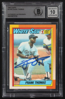 Frank Thomas Signed 1990 Topps #414 RC (BGS | Autograph Graded BGS 10) at PristineAuction.com