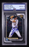 Konnor Griffin Signed 2024 Bowman Chrome Draft #BDC22 (PSA | Auto Grade 10) at PristineAuction.com