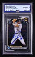 Konnor Griffin Signed 2024 Bowman Chrome Draft #BDC22 (PSA | Auto Grade 10) at PristineAuction.com