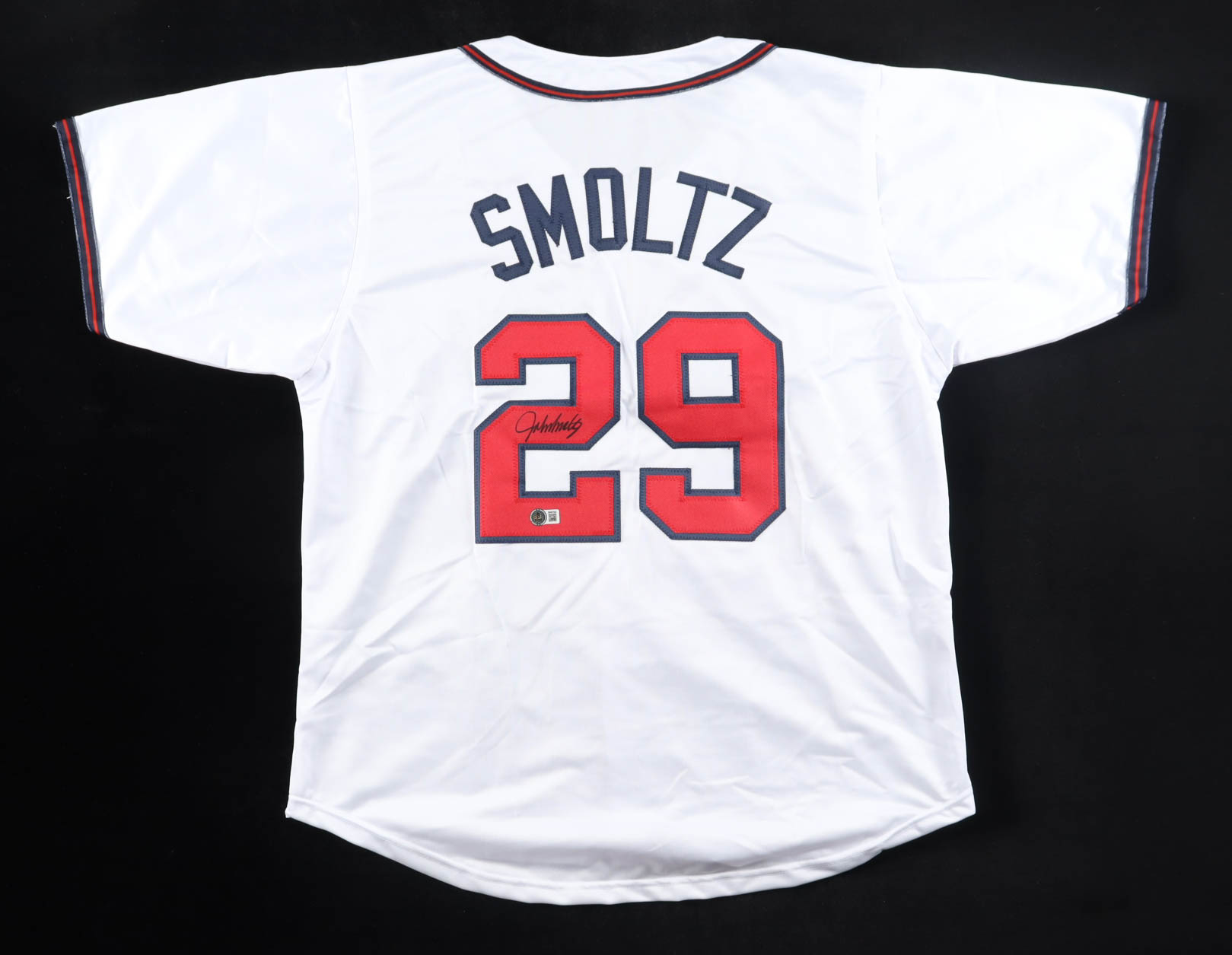 John Smoltz Signed Jersey (Beckett) at PristineAuction.com John Smoltz Signed Jersey (Beckett) at PristineAuction.com