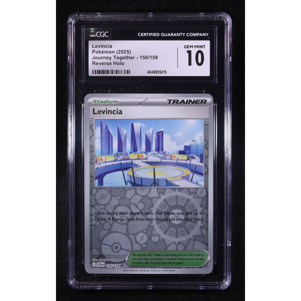 Levincia 2025 Pokemon TCG Scarlet & Violet Journey Together #150 REVERSE HOLO (CGC 10) at PristineAuction.com