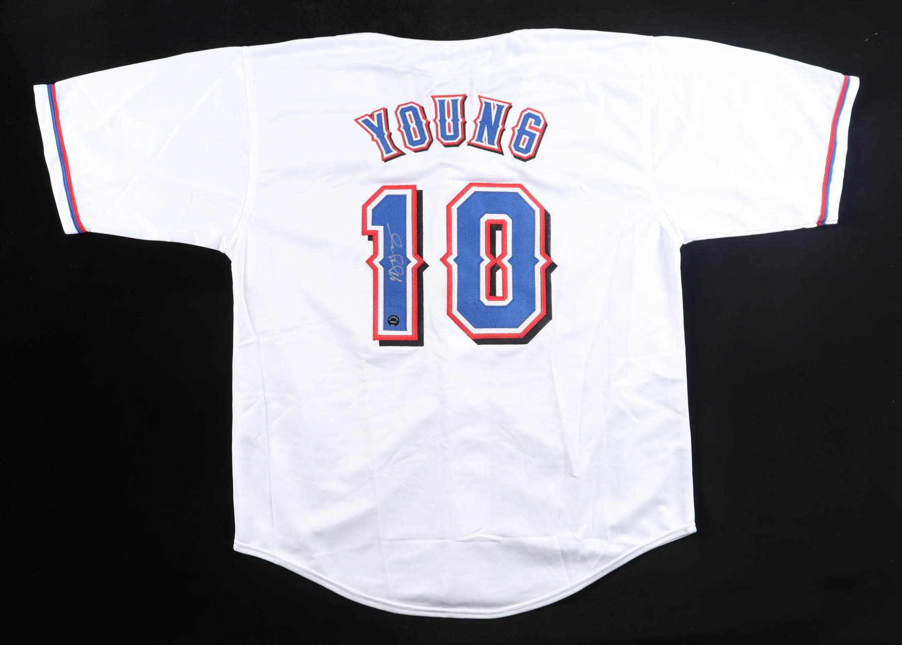 Michael Young Signed Jersey (Authentic Ink) at PristineAuction.com Michael Young Signed Jersey (Authentic Ink) at PristineAuction.com