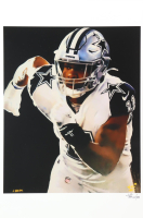 "Micah Parsons" Cowboys LE 12x18 Lithograph by Joshua Barton #/500 (PA) at PristineAuction.com