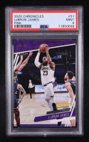 LeBron James 2020-21 Panini Chronicles Pink #51 Prestige (PSA 9) at PristineAuction.com