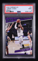 LeBron James 2020-21 Panini Chronicles Green #51 Prestige (PSA 9) at PristineAuction.com