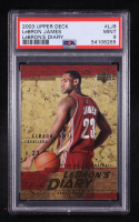 LeBron James 2003-04 Upper Deck LeBron's Diary #LJ9 RC (PSA 9) at PristineAuction.com