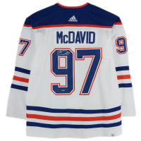 Connor McDavid Signed Oilers Adidas Authentic Captain's Jersey (UDA) at PristineAuction.com