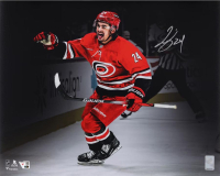 Seth Jarvis Signed Hurricanes 16x20 Photo (Fanatics) at PristineAuction.com