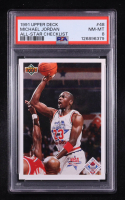 Michael Jordan 1991-92 Upper Deck #48 AS CL (PSA 8) at PristineAuction.com