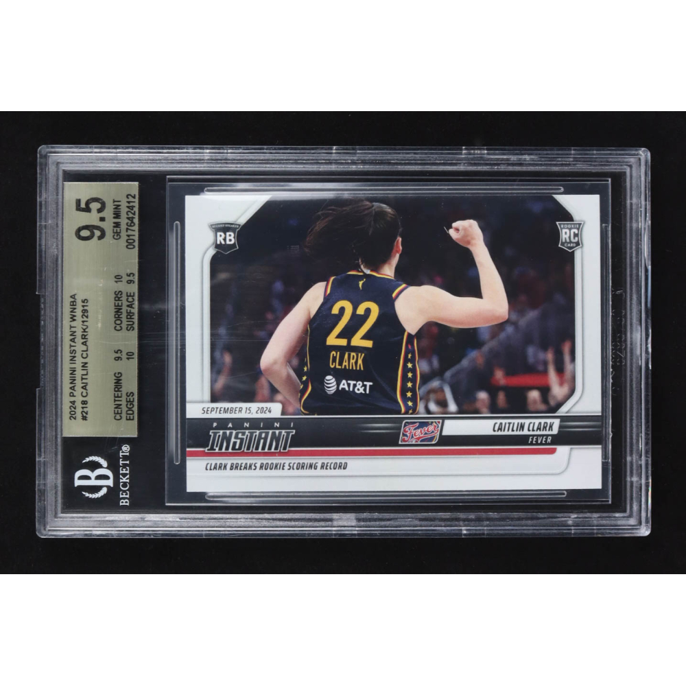 Caitlin Clark 2024 Panini Instant WNBA #218 RC #1/12915 (BGS 9.5) at PristineAuction.com
