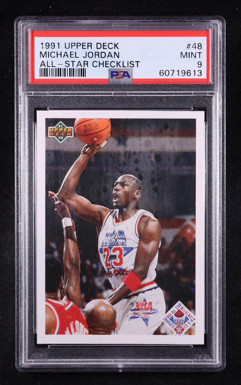 Michael Jordan 1991-92 Upper Deck #48 AS CL (PSA 9) at PristineAuction.com Michael Jordan 1991-92 Upper Deck #48 AS CL (PSA 9) at PristineAuction.com