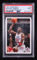 Michael Jordan 1991-92 Upper Deck #48 AS CL (PSA 9) at PristineAuction.com
