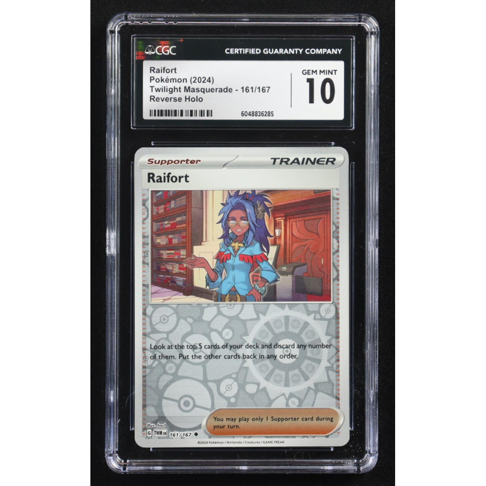 Raifort 2024 Pokemon Twilight Masquerade #161 Reverse Holo (CGC 10) at PristineAuction.com