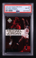 Michael Jordan 1998-99 UD Choice Preview Michael Jordan NBA Finals Shots #5 (PSA 8) at PristineAuction.com