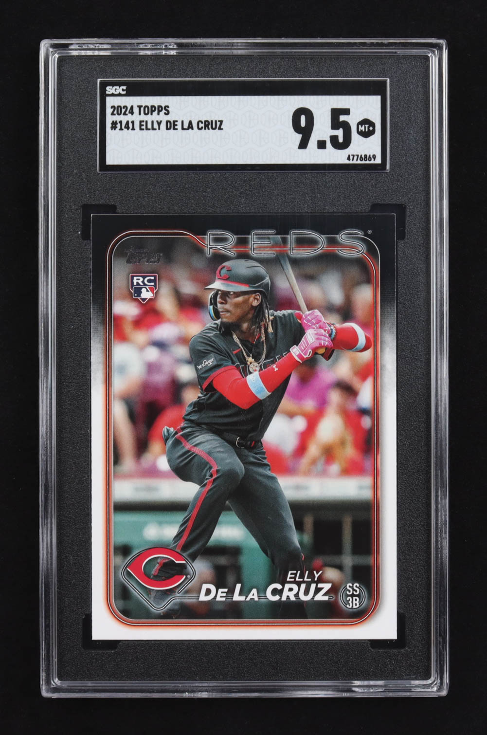 Elly De La Cruz 2024 Topps #141 RC (SGC 9.5) at PristineAuction.com Elly De La Cruz 2024 Topps #141 RC (SGC 9.5) at PristineAuction.com