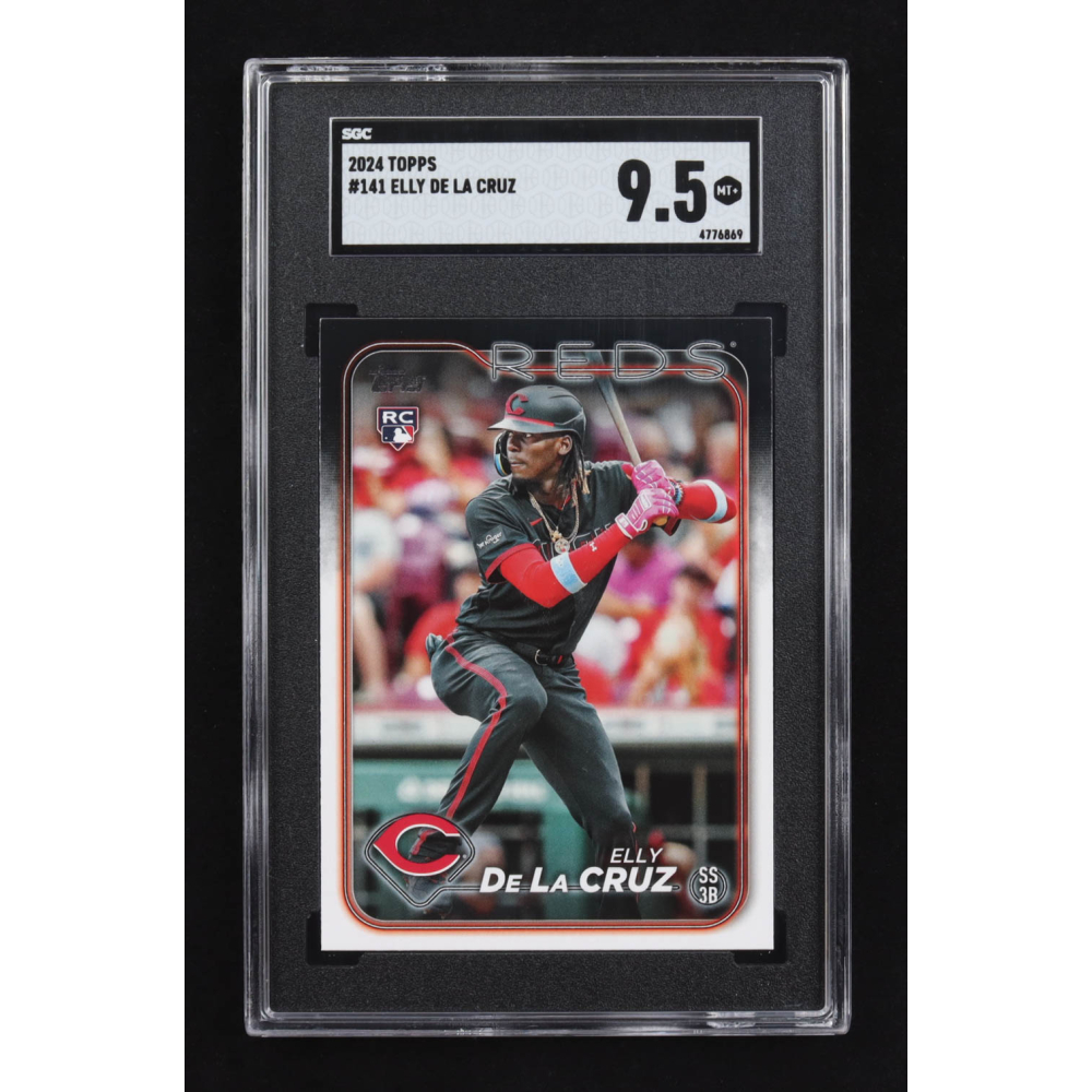 Elly De La Cruz 2024 Topps #141 RC (SGC 9.5) at PristineAuction.com