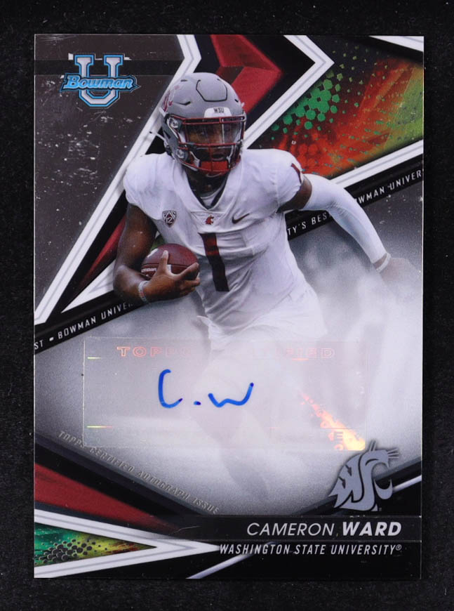 Cameron Ward 2022 Bowman's Best University Best of '22 Autographs #BACWA RC at PristineAuction.com Cameron Ward 2022 Bowman's Best University Best of '22 Autographs #BACWA RC at PristineAuction.com