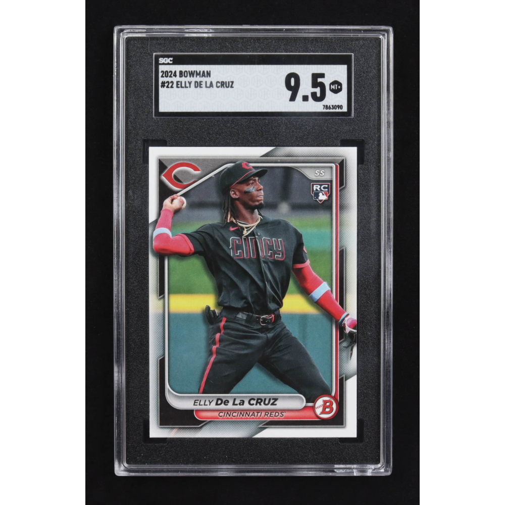 Elly De La Cruz 2024 Bowman #22 RC (SGC 9.5) at PristineAuction.com