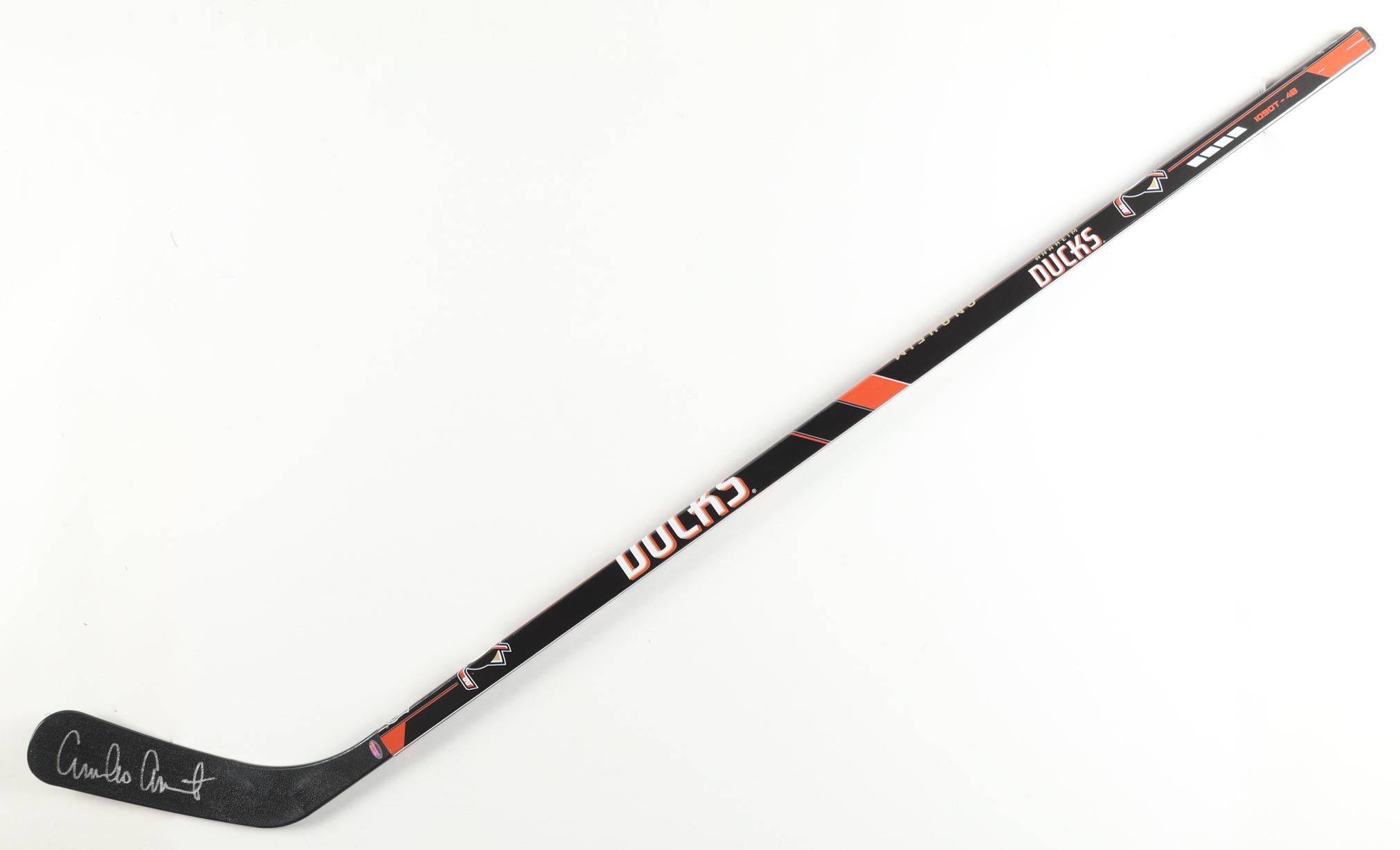 Emilio Estevez Signed Ducks Logo Hockey Stick (Schwartz) at PristineAuction.com Emilio Estevez Signed Ducks Logo Hockey Stick (Schwartz) at PristineAuction.com