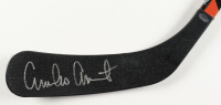 Emilio Estevez Signed Ducks Logo Hockey Stick (Schwartz) at PristineAuction.com