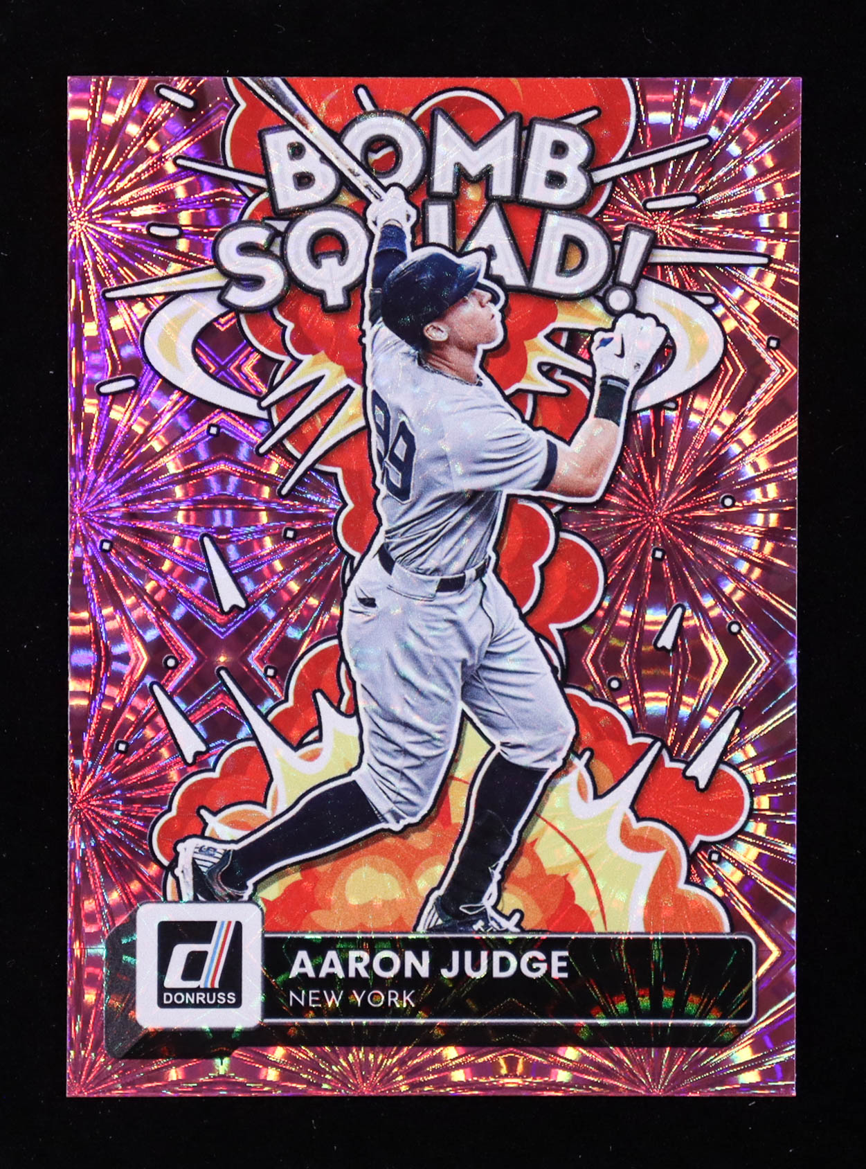 Aaron Judge 2022 Donruss Bomb Squad Pink Fireworks #6 at PristineAuction.com Aaron Judge 2022 Donruss Bomb Squad Pink Fireworks #6 at PristineAuction.com