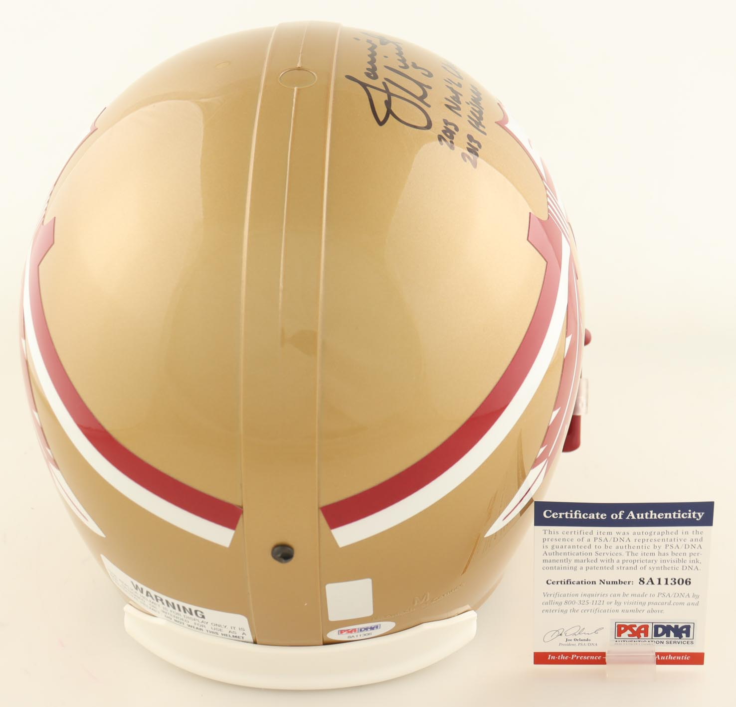Jameis Winston Signed Florida State Seminoles Full-Size Helmet Inscribed "2013 Nat'l Champs" & "2013 Heisman" (PSA) at PristineAuction.com Jameis Winston Signed Florida State Seminoles Full-Size Helmet Inscribed "2013 Nat'l Champs" & "2013 Heisman" (PSA) at PristineAuction.com